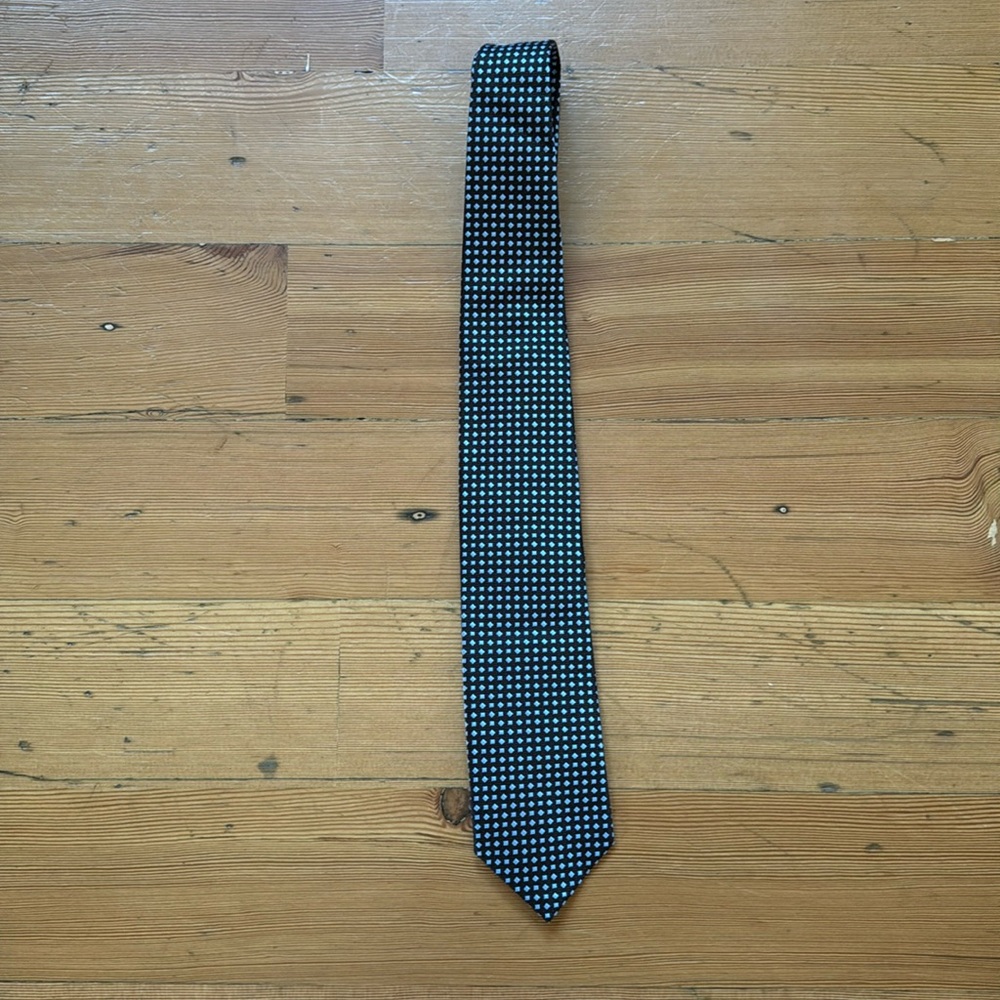 Burberry silk tie.